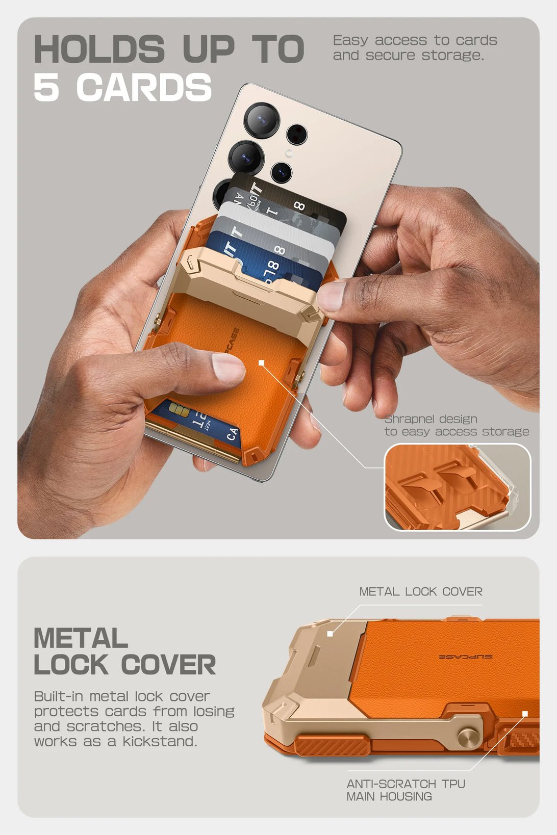 Mag flip magnetic wallet with stand - Gambar 5
