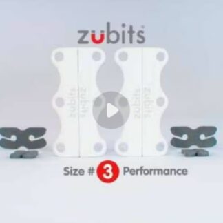 Zubits HiTech Magnet Shoelace, aksesoris sepatu - magnet hitech tuk sepatu bertali (Original) Chrome Edition